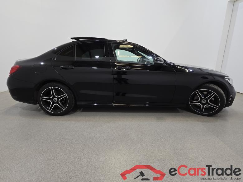 Mercedes C 180d AMG Night Aut. Pano LED-Xenon Navi Sport-Leather KeylessGo Camera Klima PDC ... #5