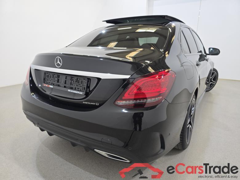 Mercedes C 180d AMG Night Aut. Pano LED-Xenon Navi Sport-Leather KeylessGo Camera Klima PDC ... #4