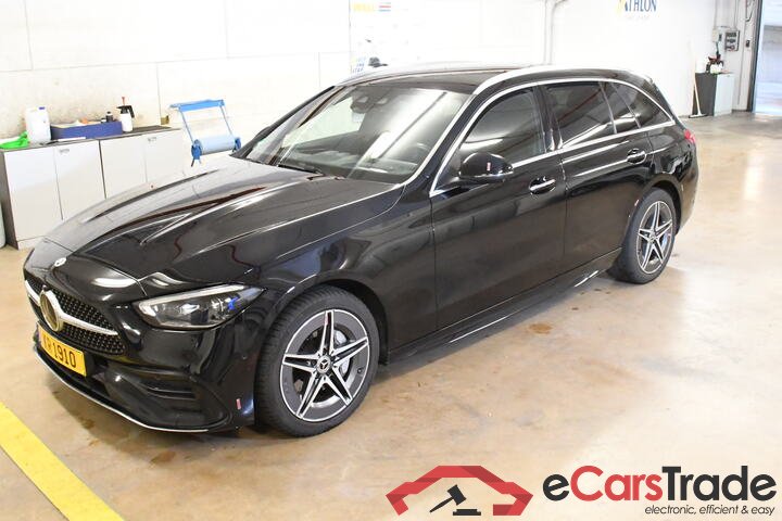 Mercedes C 300e Hybrid 313Hp AMG Aut. Pano LED-Multibeam Widescreen Head-Up Navi-Pro Ambient 1/2 Sport-Leather-Alcantara KeylessGo Camera Klima PDC ... #1