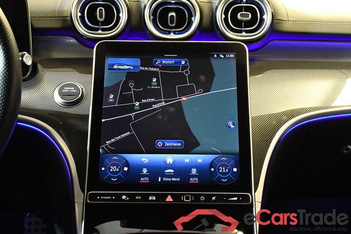 Mercedes C 300e Hybrid 313Hp AMG Aut. Pano LED-Multibeam Widescreen Head-Up Navi-Pro Ambient 1/2 Sport-Leather-Alcantara KeylessGo Camera Klima PDC ... #5