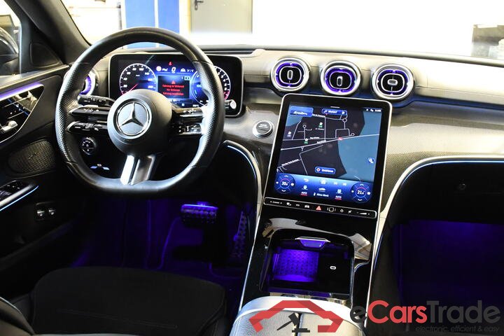 Mercedes C 300e Hybrid 313Hp AMG Aut. Pano LED-Multibeam Widescreen Head-Up Navi-Pro Ambient 1/2 Sport-Leather-Alcantara KeylessGo Camera Klima PDC ... #4