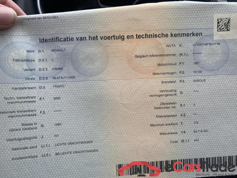 RENAULT Trafic 29 Fourgon Mwb Trafic 2.0 dCi 29 L2H1 Grand Confort #4