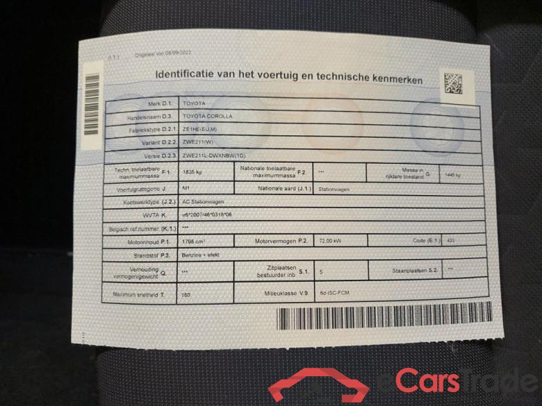 Toyota Corolla Touring Sports 1.8 Hybrid Dynamic e-CVT 5d #6