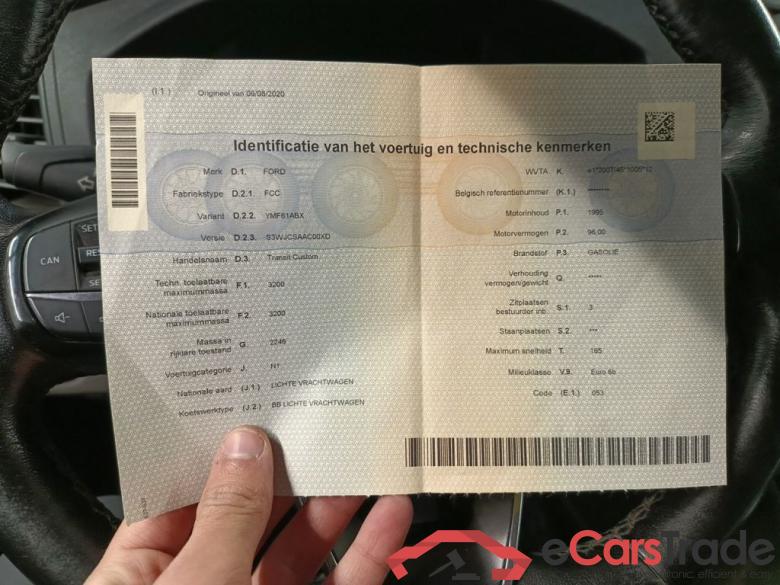 Ford Transit Custom 320L 2.0TD130Pk/96Kw M6 FWD Trend 4d #4