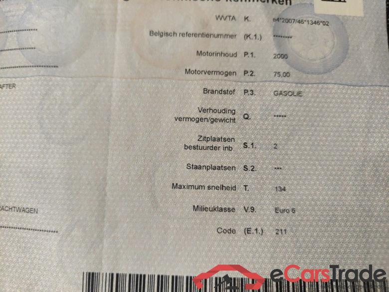 Volkswagen CRAFTER 35 2.0TDI 75/102 FDW L4 BesteBak Light carrosserie 2d NO COC!! #4