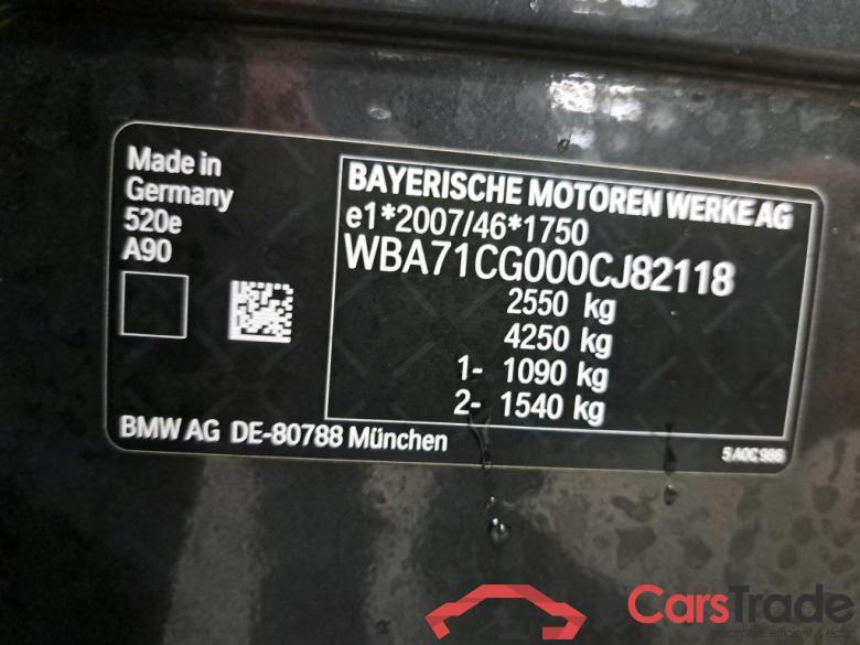 BMW - BMW 5 TOURING 520e 204PK Business Edition With Dakota Leather & Parking Assistant Pack & Electric Sunroof  * HYBRID * #6