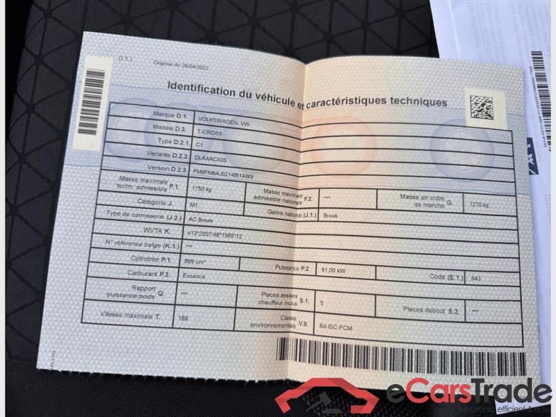 VOLKSWAGEN T-Cross T-Cross Life 1.0 TSI 81 kW (110 ch) 6 vitesses #6