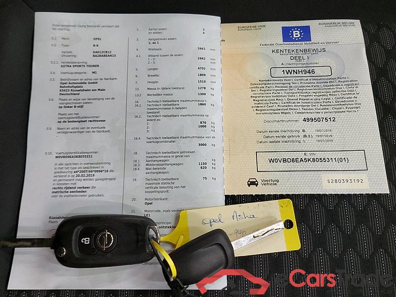 OPEL - OPE ASTRA SPORTS TOURER 1.0 Turbo 106PK ECOTEC S/S Edition & Sight & Light & Nav 900 IntelliLink & Park Pilot Front & Rear  * PETROL * #4