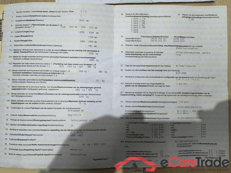 VOLKSWAGEN Golf TREND TDI 90CV/PK 5V #6