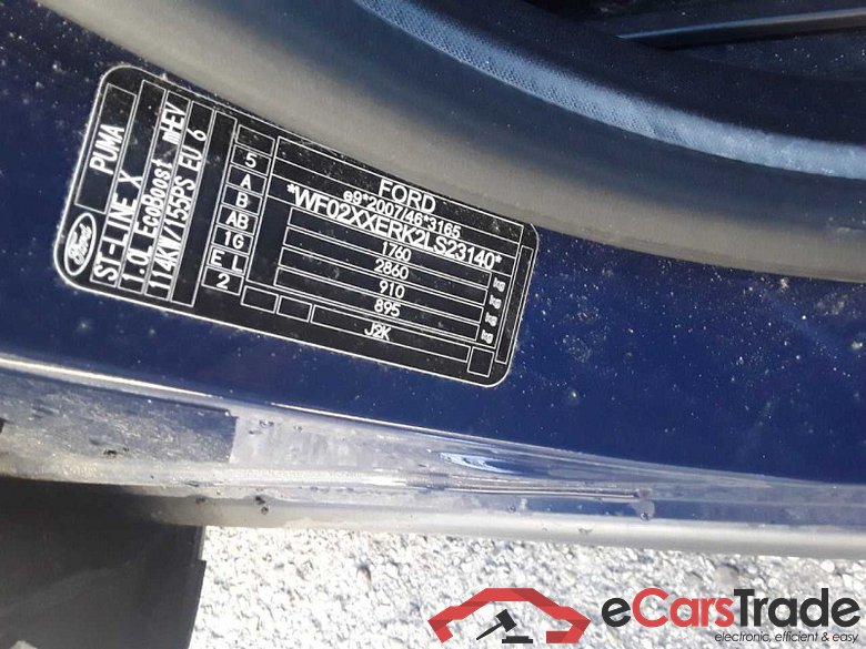 Ford Puma DE - SUV5 1.0 EcoBoost Mild Hybrid EU6d-T, ST-Line X S/S (EURO 6d-TEMP), 2020 - 2021 #2