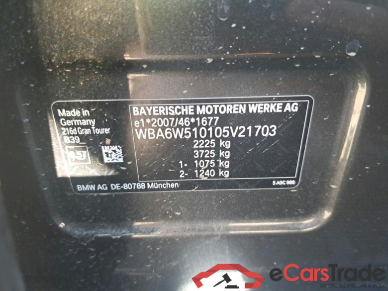 BMW - BMW 2 GRAN TOURER 216dA 116PK Business Edition Advantage & Pack Business With Heated Seats & Towing Hook #6