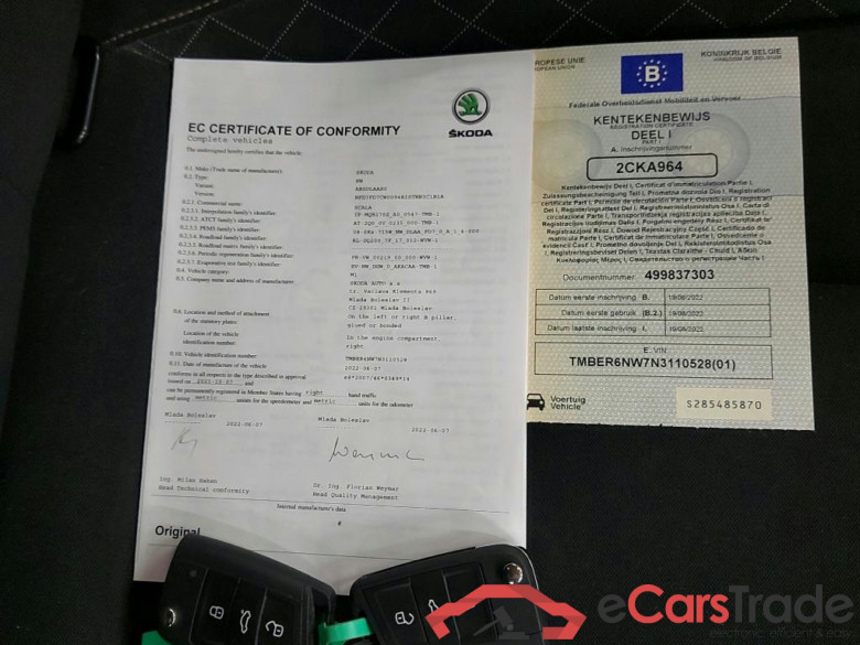 SKODA - SKO SCALA TSI 110PK DSG7 Ambition Pack GPS & Comfort  * PETROL * #4