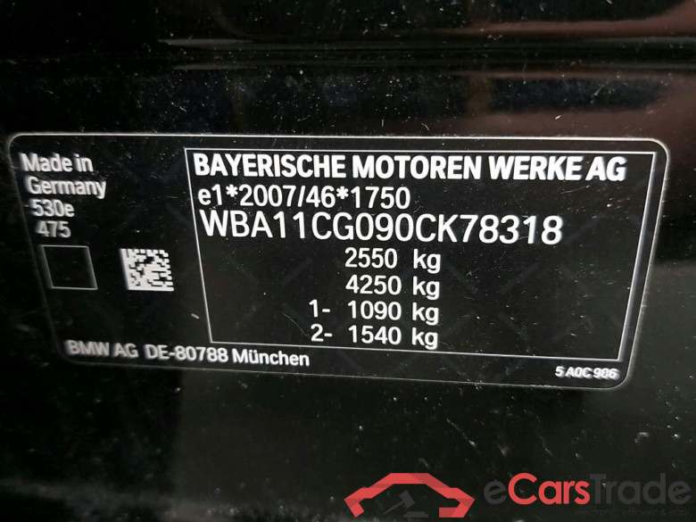 BMW - BMW 5 TOURING 530e 292PK Business Edition With Dakota Heated Seats & Parking Assistant Pack  * HYBRID * #6