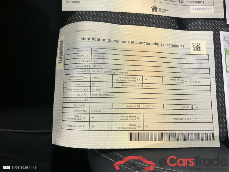 AUDI Q4 E-TRON BEV 82KWH 40 S LINE AUTO #4