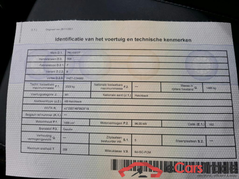PEUGEOT 508 1.5 BLUEHDI 130 S&S AUTO ACTIVE PACK #3