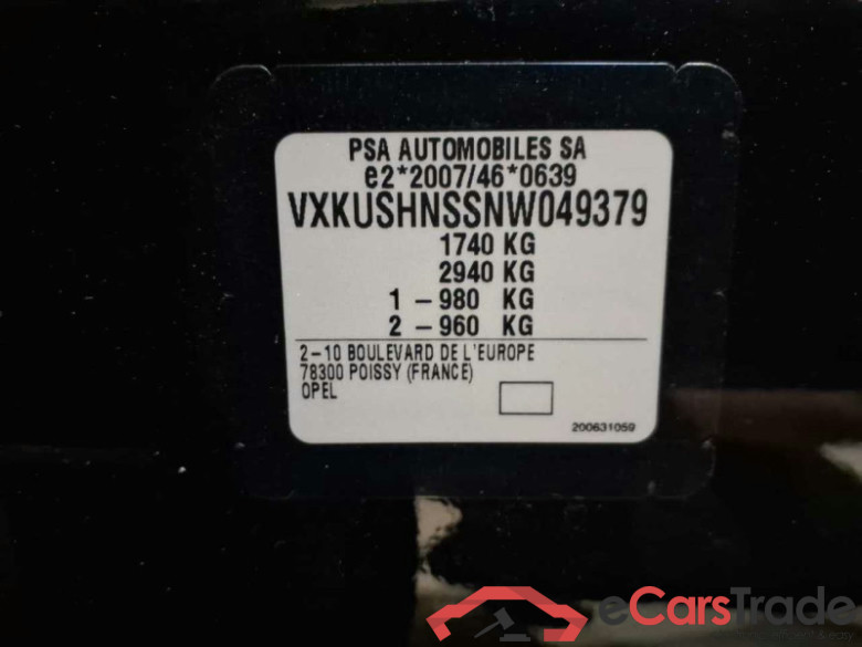Opel Mokka (2020->) DE - SUV5 1.2 Turbo EU6d, GS Line, 2020 - 2022 #5