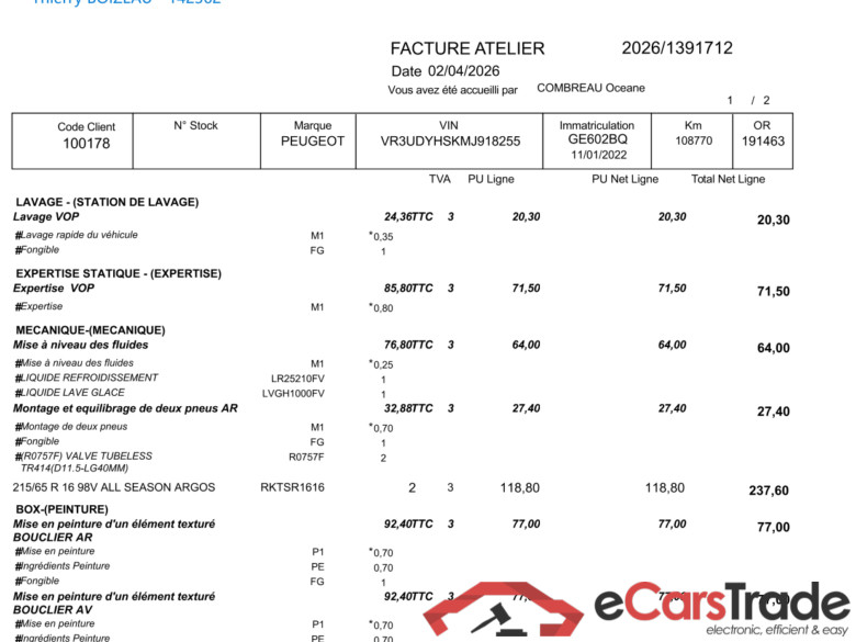 2008 Active Pack 1.5 HDi 110CV BVM6 E6d / PRÊT A VENDRE #2